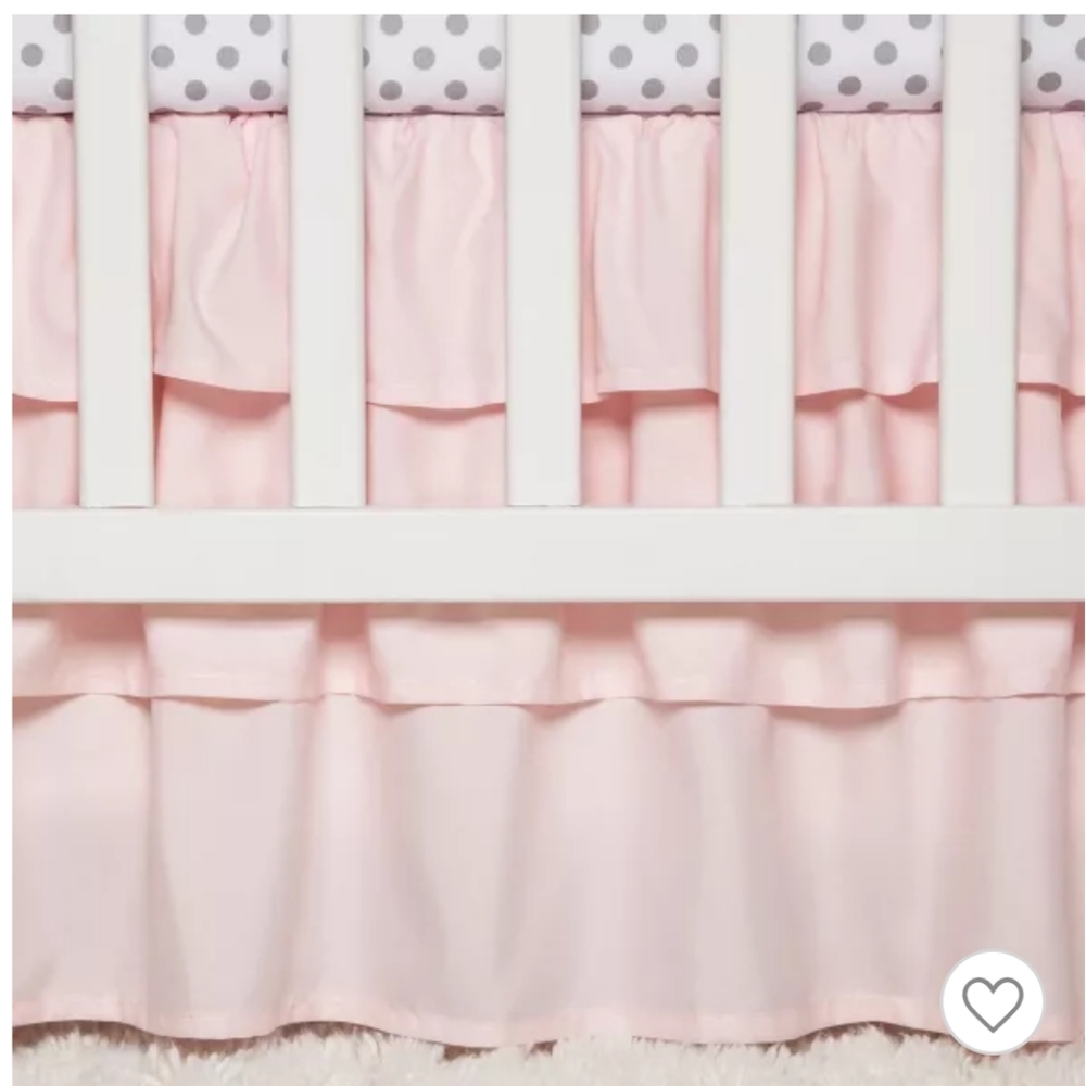 NWT watercolor floral baby bedding set 11 pc - Picture 7 of 8